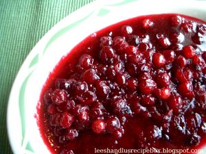 1 Cup Sauce Cranberries (Cooked)