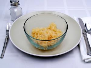 1 Cup Sauerkraut (Solid and Liquids, Canned)