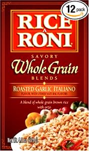 1 cup Savory Whole Grains Roasted Garlic Rice-A-Roni