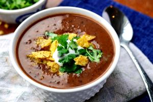 1 cup Select Blended Red Pepper Black Bean Soup