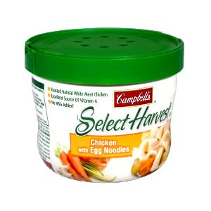 1 Cup Select Harvest, Chicken With Egg Noodles Soup, Microwavable Bowls
