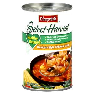 1 Cup Select Harvest, Mexican Style Chicken Tortilla Soup, Microwavable Bowls