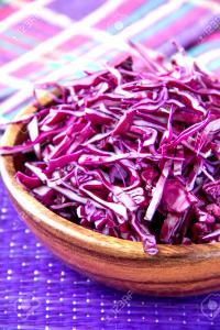 1 Cup Shredded Red Cabbage