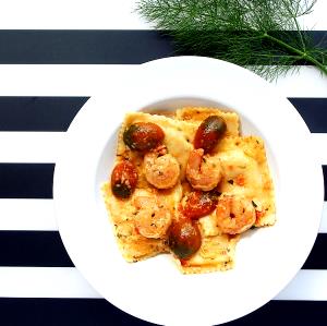 1 cup Shrimp Lobster Ravioli