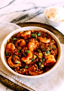 1 Cup Shrimp With Black Bean Sauce