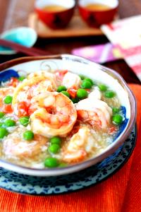 1 Cup Shrimp with Lobster Sauce (Mixture)