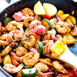 1 cup Shrimp with Vegetables