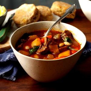 1 Cup Sirloin Steak & Vegetable Soup, Rts
