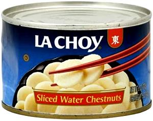 1 Cup, Sliced (140.0 G) Water Chestnut, canned