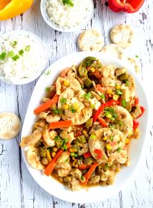 1 Cup Sliced Conch (Baked or Boiled)