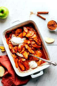 1 Cup Slices Apples (Unsweetened, Frozen, Heated)
