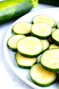1 Cup Slices Cooked Summer Squash (from Frozen, Fat Added in Cooking)