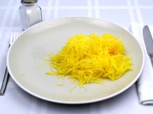 1 Cup Slices Crookneck and Straightneck Summer Squash (with Salt, Frozen, Drained, Cooked, Boiled)