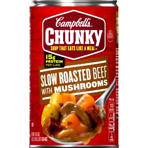1 Cup Slow Roasted Beef With Mushroom Soup, Chunky