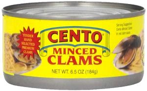 1 Cup, Solids Only Canned Clams