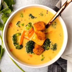 1 Cup Soup, Cheddar Broccoli, Organic, Vegetarian - Ready-To-Serve