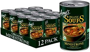 1 Cup Soup, Minestrone With Pasta, Organic, Vegetarian - Ready-To-Serve