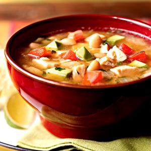 1 Cup Southwestern-Style Chicken Soup, Rts