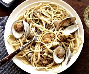 1 Cup Spaghetti with Clam Sauce