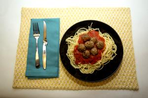 1 cup Spaghetti with Meatballs
