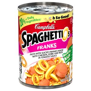 1 Cup Spaghettios A To Z