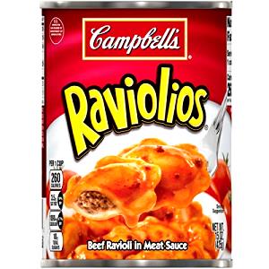 1 Cup Spaghettios Raviolio