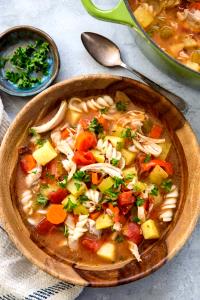 1 cup Spicy Sicilian Chicken Soup Gluten Free