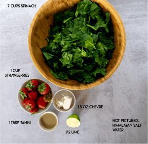 1 Cup Spinach Salad