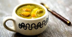 1 Cup Split Pea Soup, Nonfat, Rts
