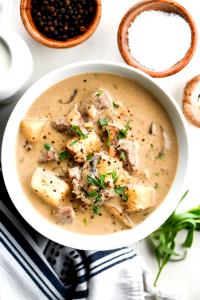 1 Cup Steak & Sauteed Mushroom Soup, Rts