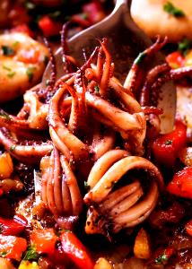 1 Cup Steamed or Boiled Calamari