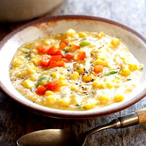 1 Cup Summer Corn & Vegetable Soup
