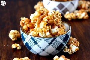 1 cup Sweet Heat Caramel Clusters Popcorn