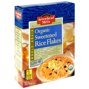 1 Cup Sweetened Rice Flakes, Whole Grain - Organic