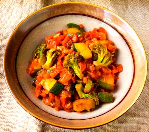 1 Cup Italian Style Vegetables In Sauce
