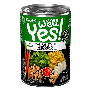1 Cup Italian-Style Wedding Soup With Meatballs, Microwaveable Bowl, Rts