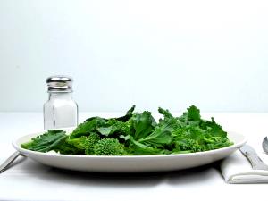 1 Cup Taro Leaves (with Salt, Steamed, Cooked)