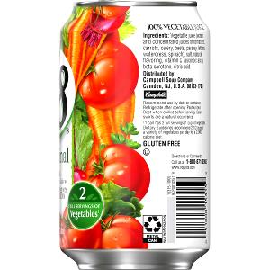 1 Cup Tomato and Vegetable Juice (Low Sodium)