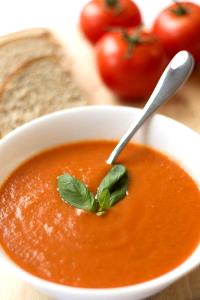 1 Cup Tomato Vegetable Soup, Nonfat, Rts