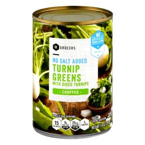 1 Cup Turnip Greens (No Salt Added, Canned)
