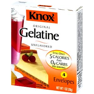 1 Cup Unsweetened Gelatin Drink Powder (Unflavored, Reconstituted)
