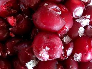 1 Cup Unthawed Red Sour Cherries (Unsweetened, Frozen)