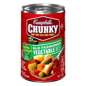 1 Cup Vegetable Beef Soup, Old Fashioned, Chunky
