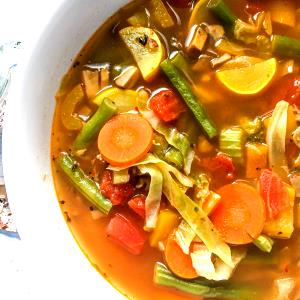1 Cup Vegetable Soup, Nonfat, Rts