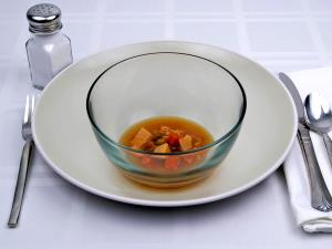 1 Cup Vegetable Soup (with Equal Volume Water, Canned)