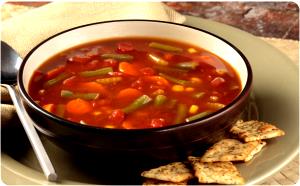 1 Cup Vegetarian Vegetable Soup (Undiluted)