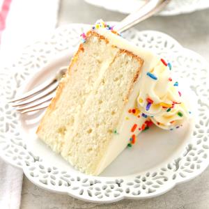 1 Cup White Cake (Home Recipe or Purchased)