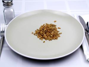1 Cup, With Hulls, Edible Yield Dried Sunflower Seed Kernels