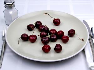 1 Cup, With Pits, Yields Sweet Cherries