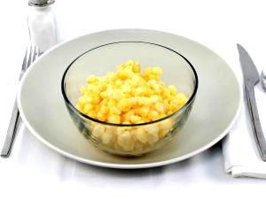 1 Cup Yellow Corn Grits Cereal (with Salt, Cooked with Water, Enriched)